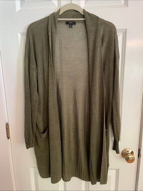 J. Crew Linen Cardigan